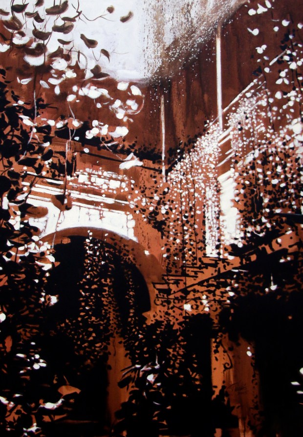 Hostal Valencia, 2015. Óleo / lienzo, 120 x 80 cm